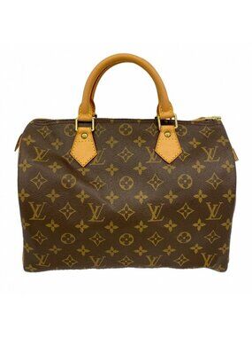Louis Vuitton Handbag Monogram Speedy 30 Brown